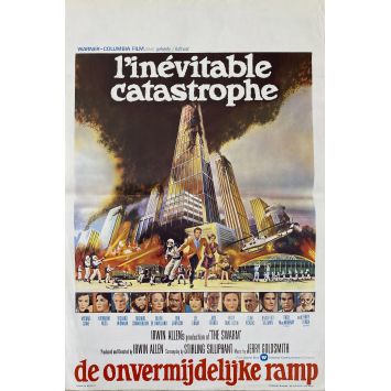 L'INEVITABLE CATASTROPHE Affiche de film- 35x55 cm. - 1978 - Michael Caine, Irwin Allen