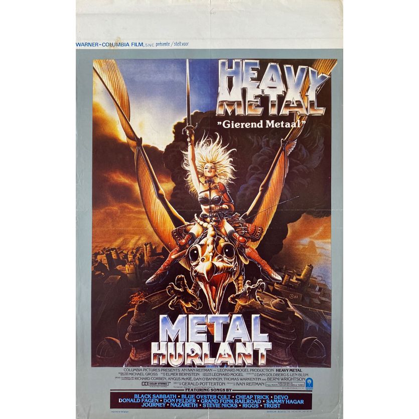 HEAVY METAL Movie Poster- 14x21 in. - 1981 - Gerald Potterton, John Candy