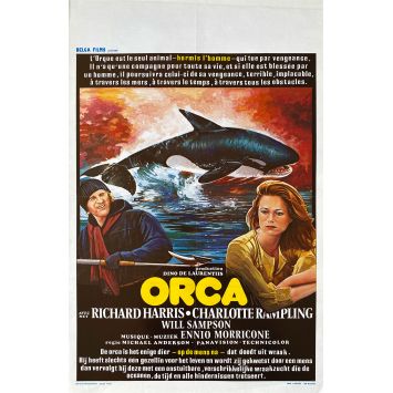 ORCA Movie Poster- 14x21 in. - 1977 - Michael Anderson, Richard Harris