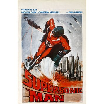 SUPERSONIC MAN Affiche de film- 35x55 cm. - 1979 - Cameron Mitchell, Juan Piquer Simón