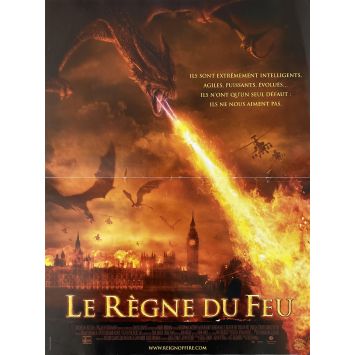 REIGN OF FIRE Movie Poster- 15x21 in. - 2002 - Rob Bowman, Matthew McConaughey