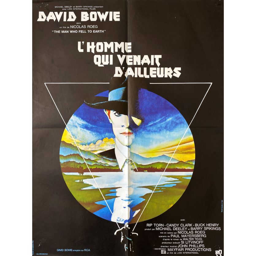L'HOMME QUI VENAIT D'AILLEURS Affiche de film- 60x80 cm. - 1976 - David Bowie, Nicholas Roeg