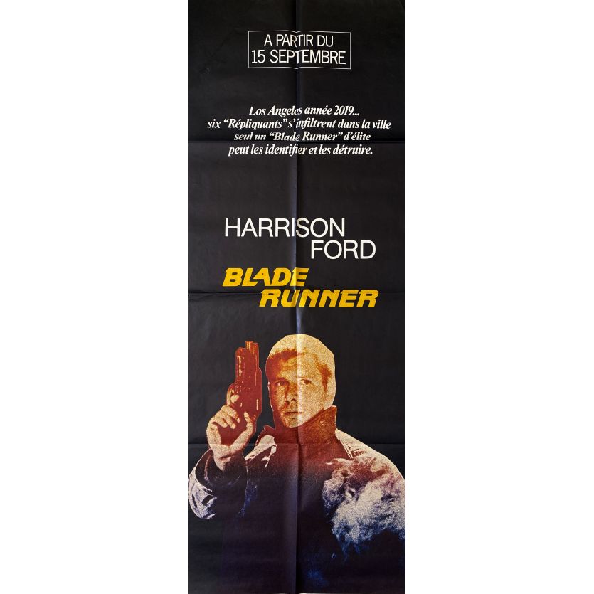 BLADE RUNNER Affiche de film- 60x160 cm. - 1982 - Harrison Ford, Ridley Scott