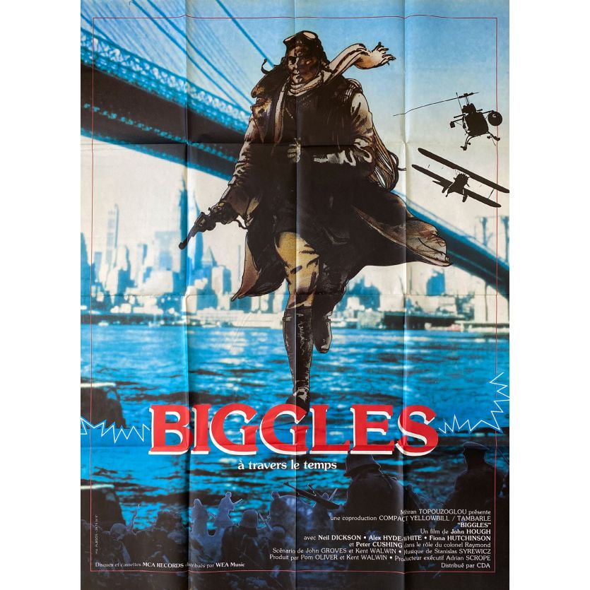 BIGGLES Affiche de film- 120x160 cm. - 1986 - Neil Dickson, John Hough