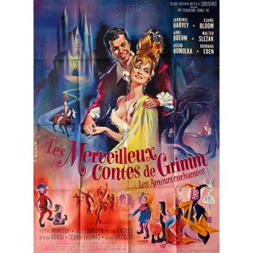 THE WONDERFUL WORLD OF THE BROTHERS GRIMM Movie Poster- 47x63 in. - 1962 - George Pal, Laurence Harvey