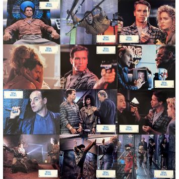 TOTAL RECALL Photos de film x12 - 21x30 cm. - 1990 - Arnold Schwarzenegger, Paul Verhoeven