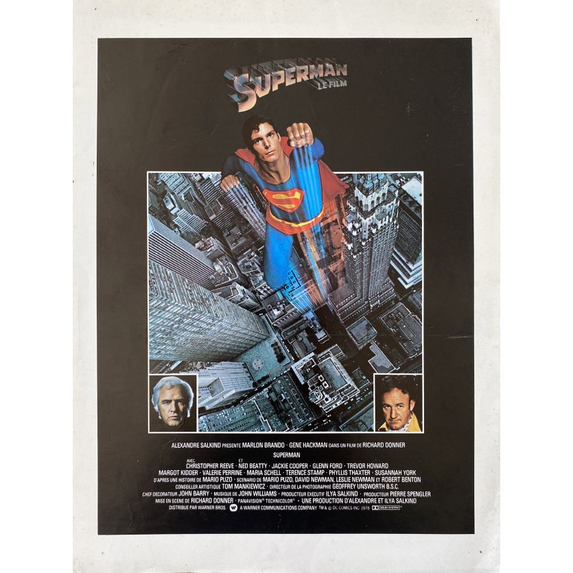 SUPERMAN Herald 2p. - 10x12 in. - 1978 - Richard Donner, Christopher Reeves