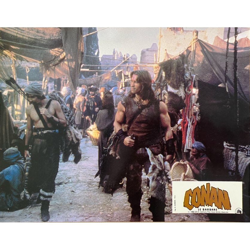 CONAN LE BARBARE Photo de film N01 - 21x30 cm. - 1982 - Arnold Schwarzenegger, John Milius