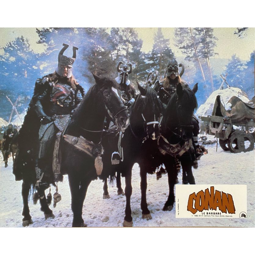 CONAN LE BARBARE Photo de film N07 - 21x30 cm. - 1982 - Arnold Schwarzenegger, John Milius