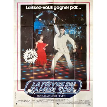 LA FIEVRE DU SAMEDI SOIR Affiche de film120x160 cm - 1977 - John Travolta, Disco