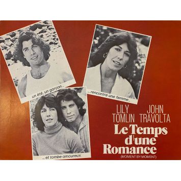 LE TEMPS D'UNE ROMANCE Synopsis 4p - 21x30 cm. - 1978 - John Travolta, Jane Wagner