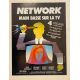 NETWORK Synopsis 4p - 21x30 cm. - 1976 - Faye Dunaway, Sydney Lumet
