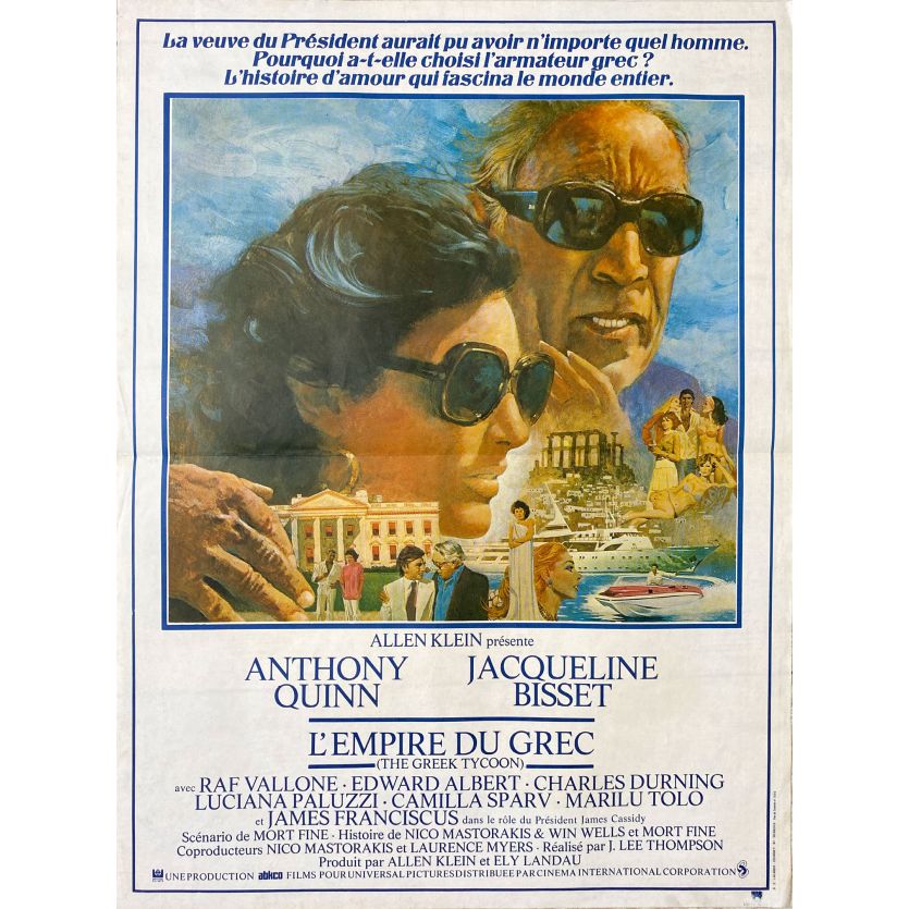 L'EMPIRE DU GREC Affiche de film- 40x54 cm. - 1978 - Anthony Quinn, J. Lee Thomson