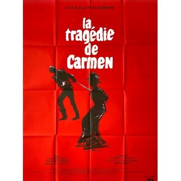 LA TRAGEDIE DE CARMEN Affiche de film- 120x160 cm. - 1983 - Hélène Delavault, Peter Brook