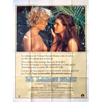 THE BLUE LAGOON Movie Poster- 47x63 in. - 1980 - Randal Kleiser, Brooke Shields