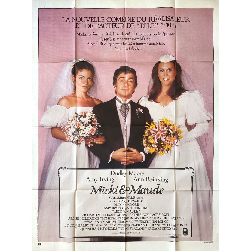 MICKY ET MAUDE Affiche de film- 120x160 cm. - 1984 - Dudley Moore, Blake Edwards