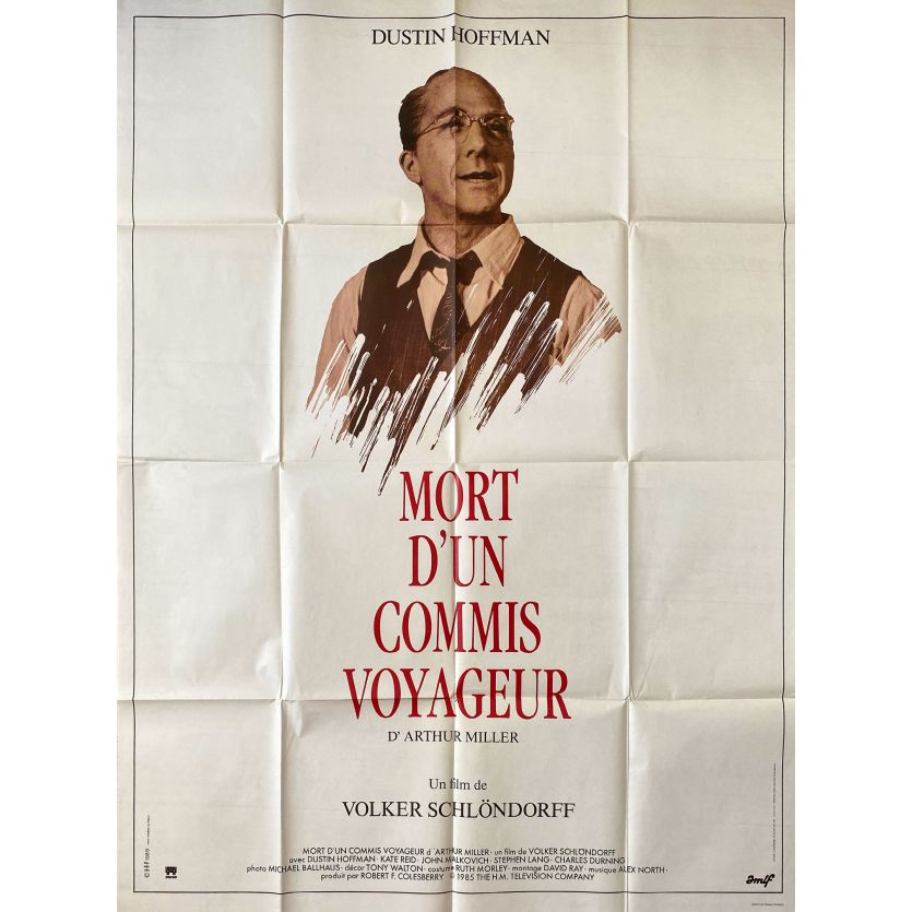 DEATH OF A SALESMAN Movie Poster- 47x63 in. - 1985 - Volker Schlöndorff, Dustin Hoffman