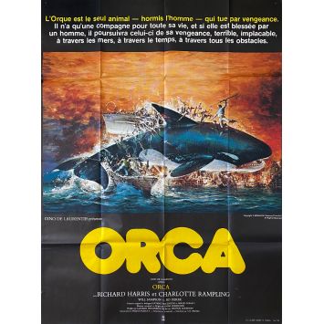 ORCA Affiche de film- 120x160 cm. - 1977 - Richard Harris, Michael Anderson