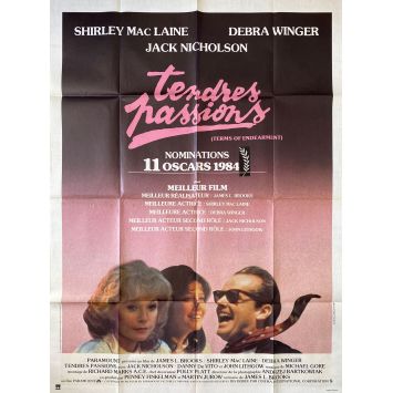 TENDRES PASSIONS Affiche de film- 120x160 cm. - 1983 - Jack Nicholson, James L. Brooks