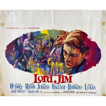 LORD JIM Movie Poster- 14x21 in. - 1965 - Richard Brooks, Peter O'Toole
