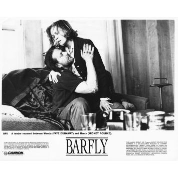 BARFLY Movie Still BF5 - 8x10 in. - 1987 - Barbet Schroeder, Mickey Rourke, Faye Dunaway