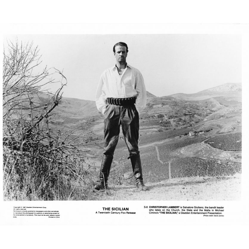 THE SICILIAN Movie Still S-8 - 8x10 in. - 1987 - Michael Cimino, Christophe Lambert