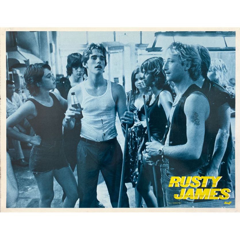 RUSTY JAMES Photo de film N04 - 21x30 cm. - 1983 - Matt Dillon, Francis Ford Coppola