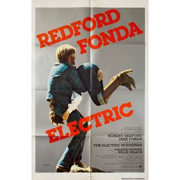THE ELECTRIC HORSEMAN Movie Poster- 27x41 in. - 1979 - Sydney Pollack, Robert Redford