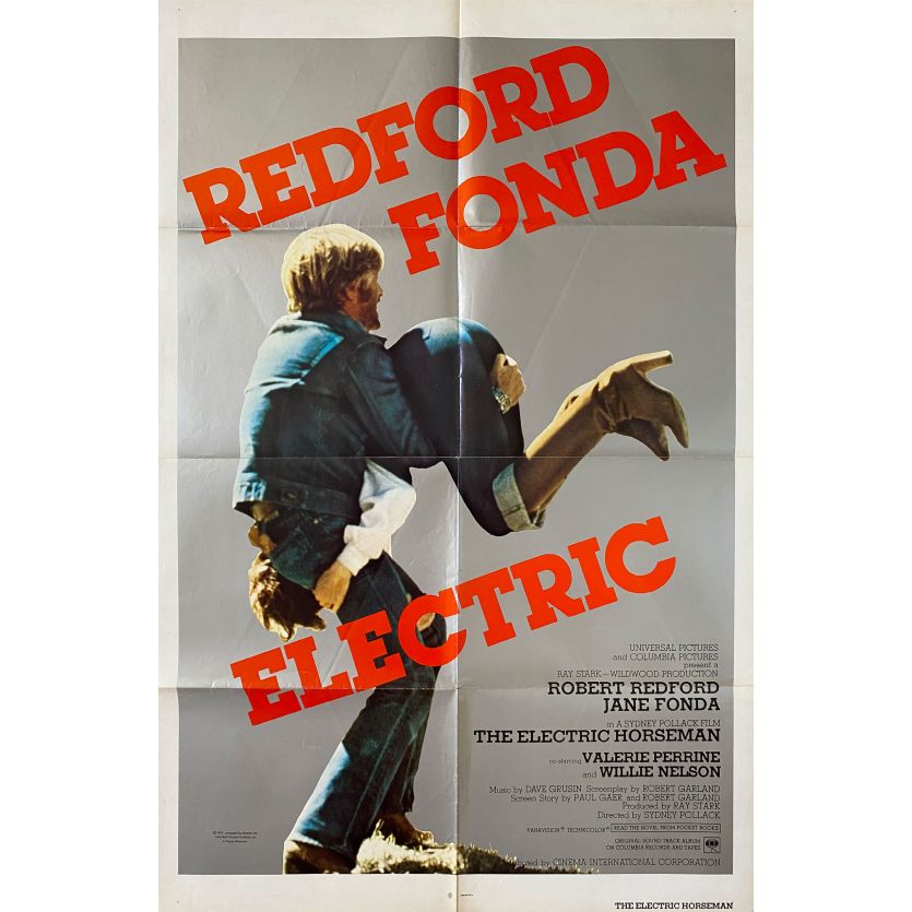 LE CAVALIER ELECTRIQUE Affiche de film- 69x104 cm. - 1979 - Robert Redford, Sydney Pollack
