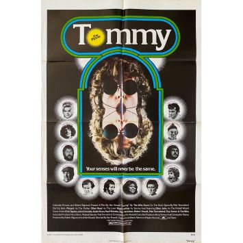 TOMMY Movie Poster- 27x41 in. - 1975 - Ken Russel, The Who