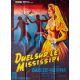 DUEL ON THE MISSISSIPI Movie Poster- 47x63 in. - 1955/R1960 - William Castle, Lex Barker