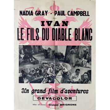 IVAN LE FILS DU DIABLE BLANC Affiche de film- 60x80 cm. - 1953 - Paul Campbell, Guido Brignone
