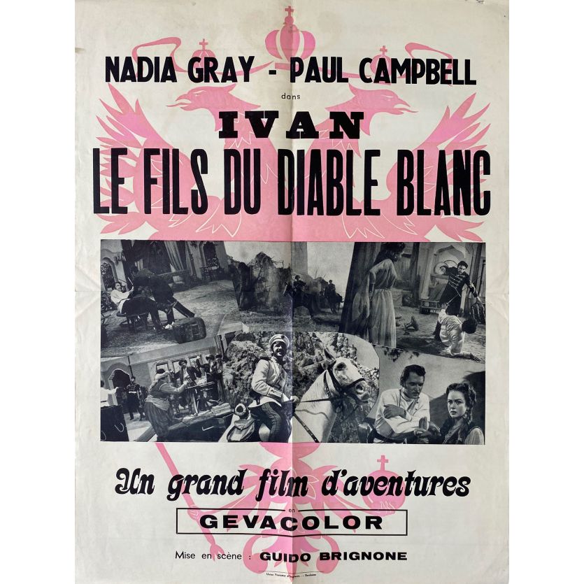 IVAN LE FILS DU DIABLE BLANC Affiche de film- 60x80 cm. - 1953 - Paul Campbell, Guido Brignone