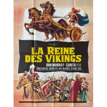 LA REINE DES VIKINGS Affiche de film- 120x160 cm. - 1967 - Don Murray, Don Chaffey