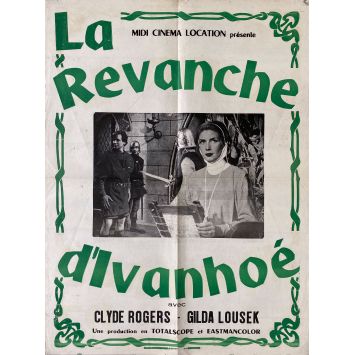 THE REVENGE OF IVANHOE Movie Poster- 23x32 in. - 1965 - Tanio Boccia, Rik Van Nutter