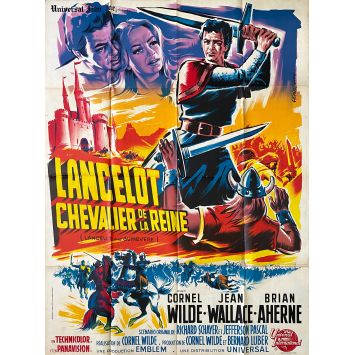 SWORD OF LANCELOT Movie Poster- 47x63 in. - 1963 - Cornel Wilde, Jean Wallace