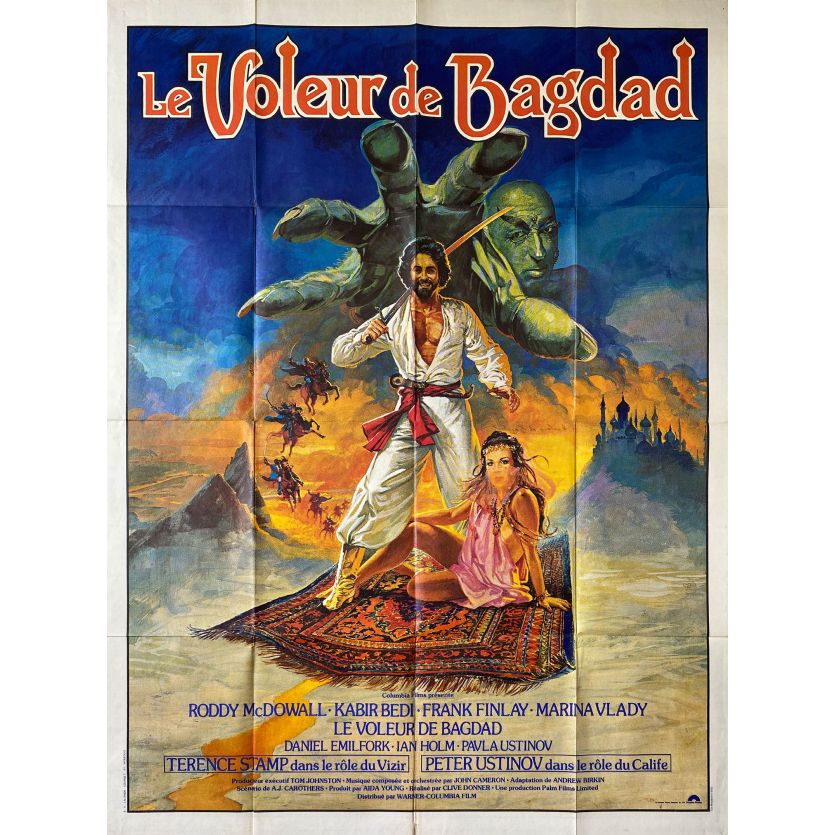 LE VOLEUR DE BAGDAD Affiche de film- 120x160 cm. - 1978 - Roddy McDowall, Clive Donner