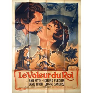 LE VOLEUR DU ROI Affiche de film- 120x160 cm. - 1955 - Ann Blyth, Robert Z. Leonard