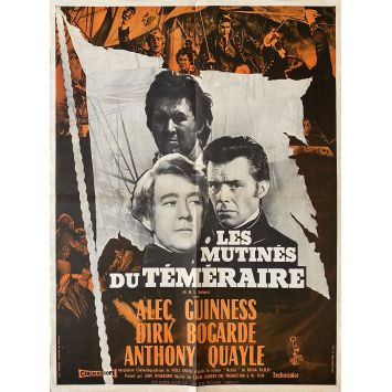 DAMN THE DEFIANT! Movie Poster- 23x32 in. - 1962 - Lewis Gilbert, Alec Guinness, Dirk Bogarde