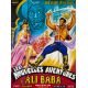 LES NOUVELLES AVENTURES D'ALI BABA Affiche de film- 120x160 cm. - 1962 - Iloosh Khoshabe, Emimmo Salvi