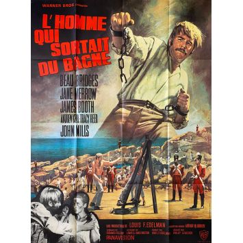 L'HOMME QUI SORTAIT DU BAGNE Affiche de film- 120x160 cm. - 1970 - Beau Bridges, Philip Leacock