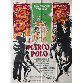 MARCO POLO Affiche de film- 120x160 cm. - 1962 - Rory Calhoun, Piero Pierotti