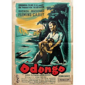 ODONGO Affiche de film- 60x80 cm. - 1956 - Rhonda Fleming, John Gilling