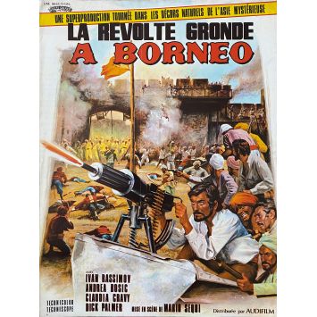 LA REVOLTE GRONDE A BORNEO Synopsis 4p - 24x30 cm. - 1970 - Ivan Rassimov, Mario Sequi