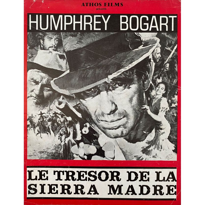 LE TRESOR DE LA SIERRA MADRE Synopsis 4p - 24x30 cm. - 1948 - Humphrey Bogart, John Huston