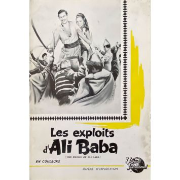 LES EXPLOITS D'ALI BABA Synopsis 6p - 16x24 cm. - 1965 - Peter Mann, Virgil W. Vogel