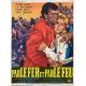 PAR LE FER ET PAR LE FEU Synopsis 4p - 24x30 cm. - 1962 - Jeanne Crain, Fernando Cerchio