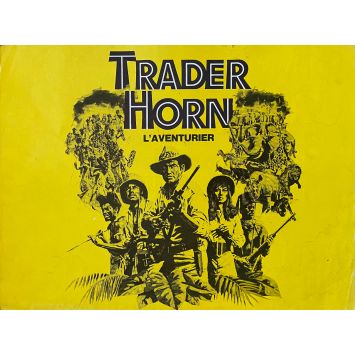 TRADER HORN Herald 4p - 10x12 in. - 1973 - Reza Badiyi, Rod Taylor