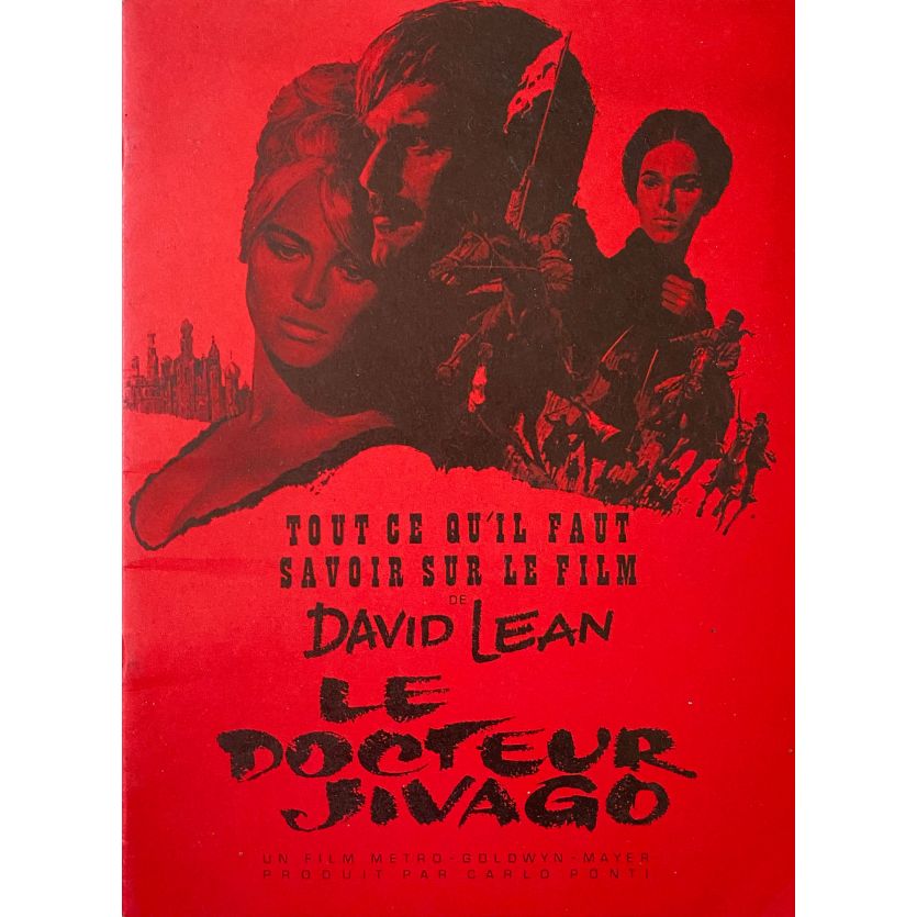 DOCTOR ZHIVAGO Pressbook 20p - 7x9 in. - 1965 - David Lean, Omar Shari, fJulie Christie