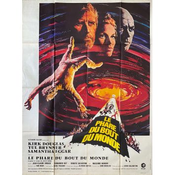 THE LIGHT AT THE EDGE OF THE WORLD Movie Poster- 47x63 in. - 1971 - Jules Verne, Kirk Douglas, Yul Brynner